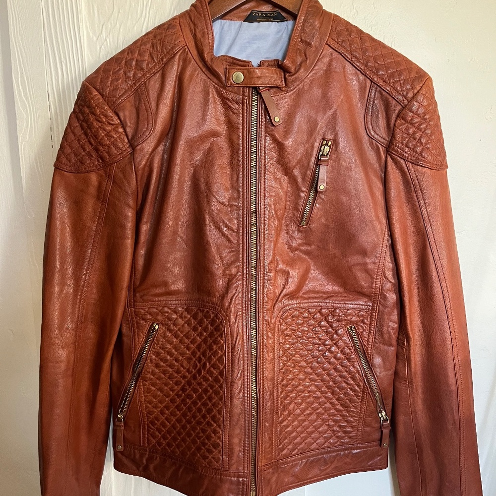 Genuine Leather Men’s Zara Jacket